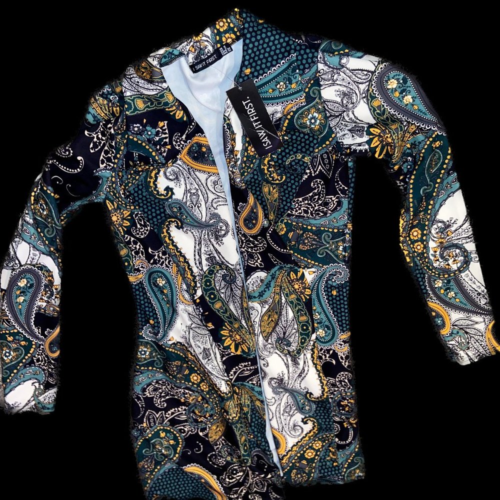 Paisley Blazer Dress